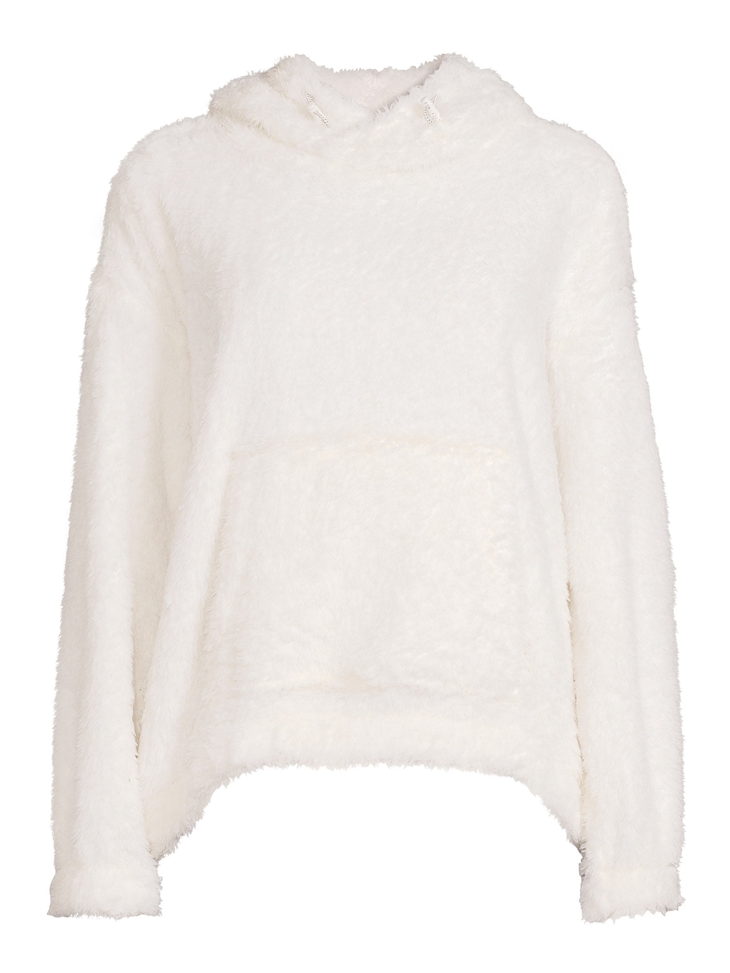 Athletic Works Women's Faux Sherpa Pullover Hoodie