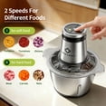 thumbnail image 2 of LINKChef Electric Food Chopper, 9.9 Cup Meat Grinder Food Processor Stainless Steel Meat for Vegetable Meat Fruit, 2 of 9