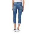 thumbnail image 2 of Juniors' WallFlower Insta Soft Ultra Mid-Rise Cropped Jeans Color: Vienna Size: 9, 2 of 4