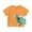 Orange, variant on Hiijoy Infant Boys Graphic T-Shirt Dinosaur Print Short Sleeve T Shirt Summer Casual Tshirt