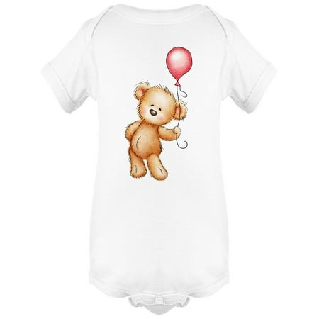 

Bear With Red Balloon Bodysuit Infant -Image by Shutterstock 6 Months