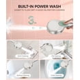 thumbnail image 4 of Hasako Filtered Shower Head with Handheld,9-Spray Setting Detachable Shower Head with 4 Filters for Hard Water - Filter Chlorine, Improve Skin and Hair Texture (4 Filters, Brushed Nickel), 4 of 7