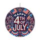 thumbnail image 2 of Independence Day America Wooden Hanging Decoration Patriotic Round Wall Decor For Home And Porch Festival Celebration Hanging Board Decoration, 2 of 6