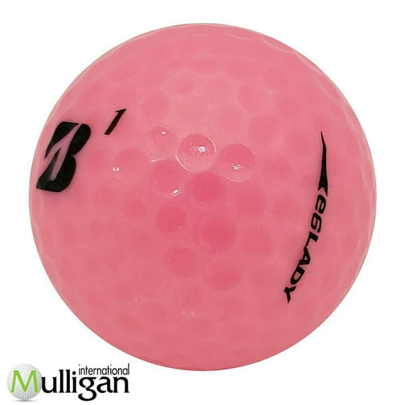 Mulligan - 48 Bridgestone e6 Lady (B) 4A Recycled Used Golf Balls, Pink