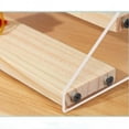 thumbnail image 3 of Estante de exhibición de madera y acrílico Zulema 3 niveles Soporte de elevador, 3 of 6