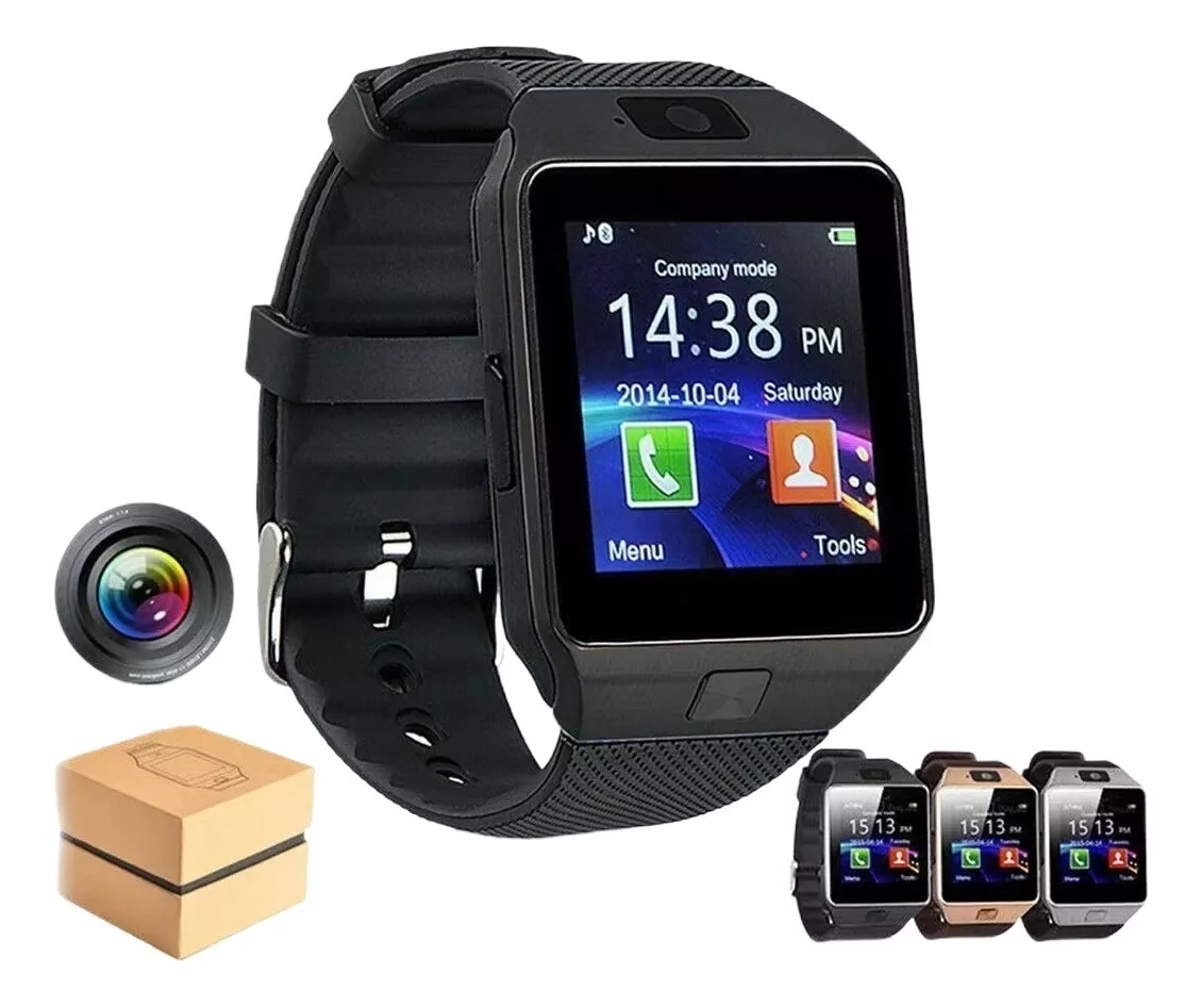 Para Reloj Inteligente Dz09 Celular Con Chip Y Cámara Bodega
