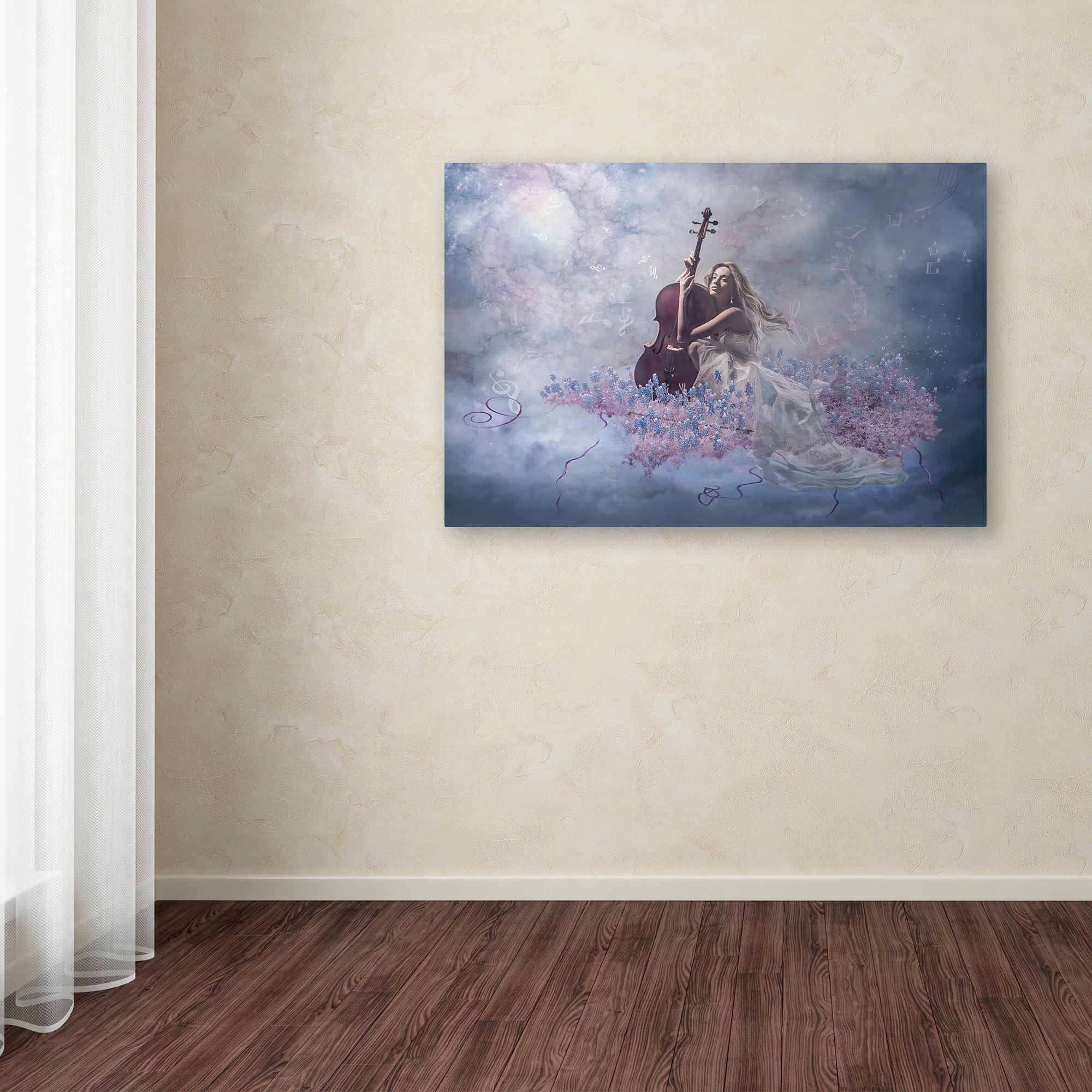 Trademark Fine Art 'Music Of The Soul' Canvas Art by Natalia Simongulashvili