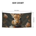 thumbnail image 2 of Sikiie Palatial Style Flower Rabbit Beach Towel for Women Men, Pool Bath Beach Camping Beach Towel Adult Blanket for Travel Swim 27.5"x 55", 2 of 6