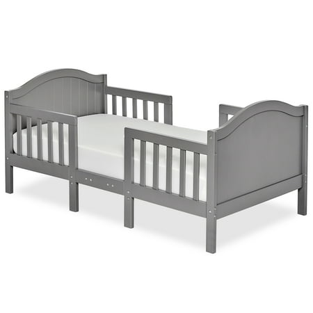 Dream On Me Portland 3 in 1 convertible Toddler Bed, Steel Grey