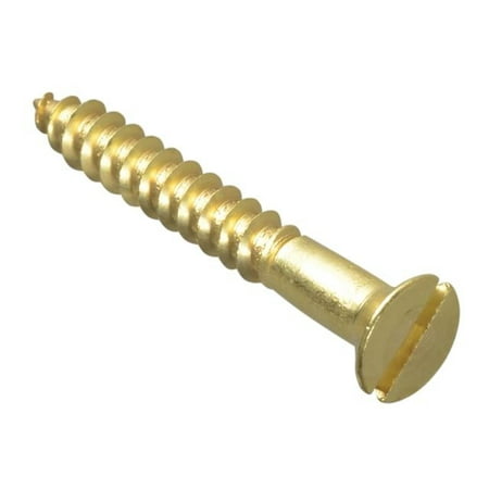 

Forgefix - Wood Screw Slotted CSK Brass 1.1/2in x 10 Forge Pack 8