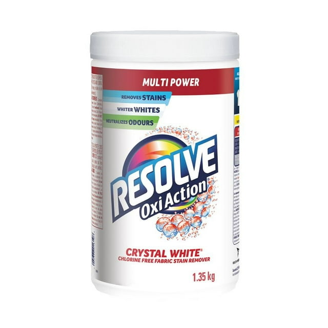 Resolve, Multi Power, Oxi-Action, Amazing Stain Remover, In-Wash Powder, Whites, 1.35kg