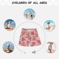 thumbnail image 6 of Kids' Beach Pants Comfortable Swim Trunks Roses and Stripes Pattern Shorts for Pool Vacation and Lounge Wear 2T, 6 of 8