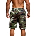 thumbnail image 3 of Men's Camo Hiking Cargo Shorts Lightweight Workout Shorts with Multi Pockets, 3 of 3