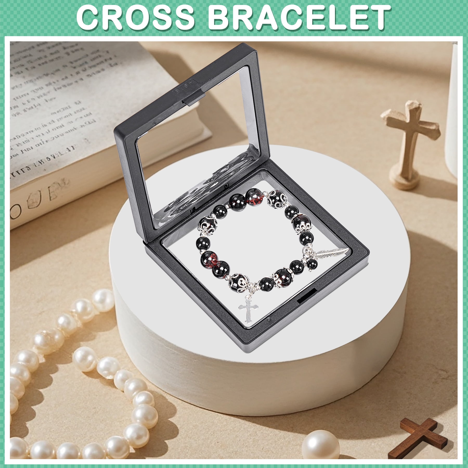 Bible Study Supplies for Women Men Journaling Kit with Carrying Cover Case Bag Tabs Highlighters Christian Catholic Spiritual Gifts Accessories Bulk with Tags Stickers Bracelets Bookmark Sticky Notes