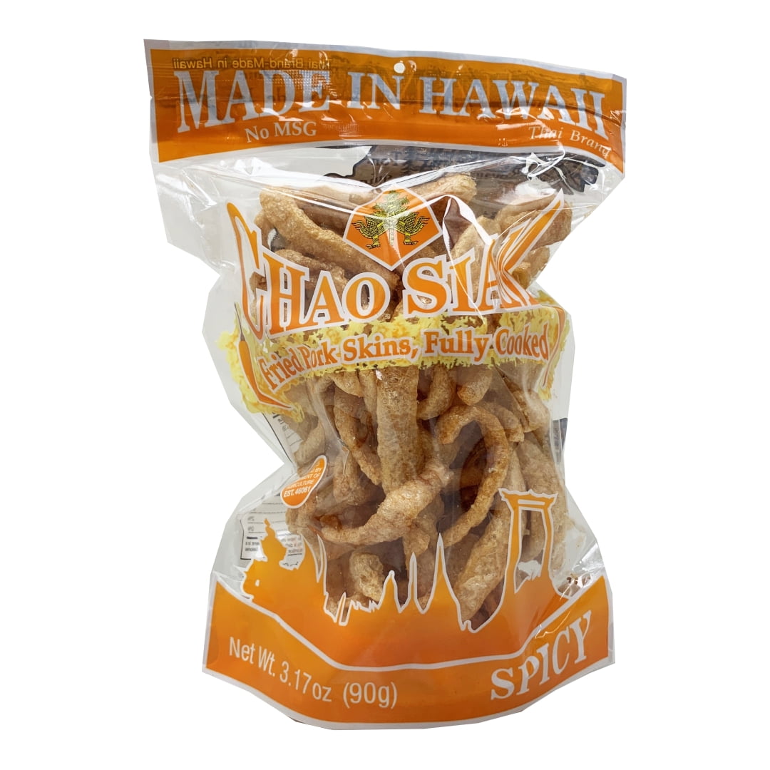 (2 pack) Chao Siam Fried Pork Skin Spicy