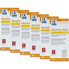 Quality Choice Nicotine Gum Stop Smoking Aid Fruit Flavor 20 Pieces 4mg Each Pack of 6