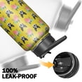 thumbnail image 6 of Paw Print Design Stainless Steel Water Bottle - Double Walled Copper Layer Technology with 360° Leakproof Seal for Sports & Outdoor use。, 6 of 6