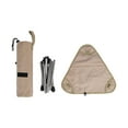 thumbnail image 4 of figatia Camping Stool Fishing Stool Heavy Duty Backpacking Stool Portable Folding Stool Small Foldable Chair for Beach Travel Concert Khaki, 4 of 8