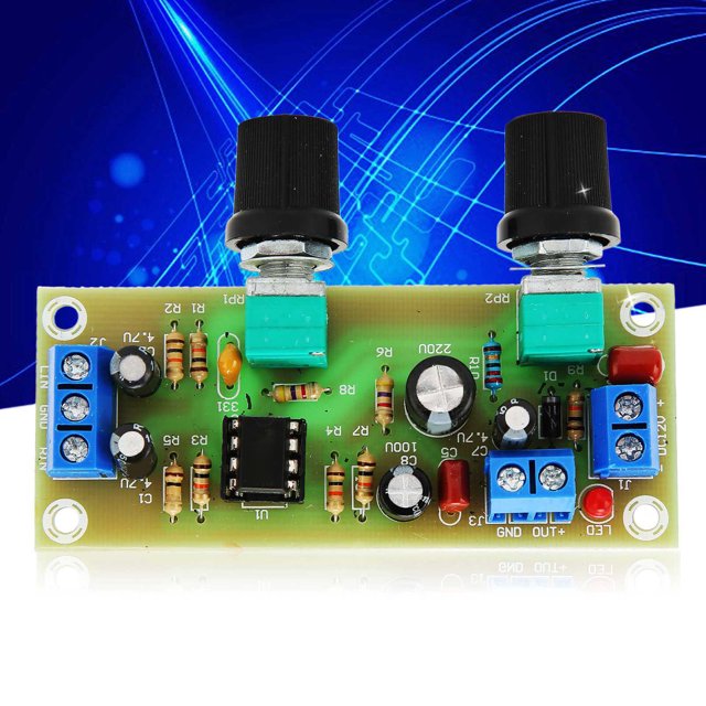 Placa de Filtro de Paso bajo de Suministro único Placa de Filtro de Paso bajo de Suministro único Placa de Preamplificador de Subwoofer de 10 V CC a 24 V con Indicadores LED ANGGREK Otros