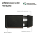 thumbnail image 3 of Alacena Madesa Reims 120 x 50 cm 2 Puertas Negro, 3 of 8