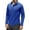 Blue, variant on FBMDBB Men's Fashion Polo Shirts Autumn Casual Long Sleeve Button Solid Color Long Sleeve T Shirt Top Cotton T Shirt Men