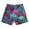 thumbnail image 2 of Kids' Beach Pants Comfortable Swim Trunks Vibrant and Shimmering Jungle Shorts for Pool Vacation and Lounge Wear 2T, 2 of 8