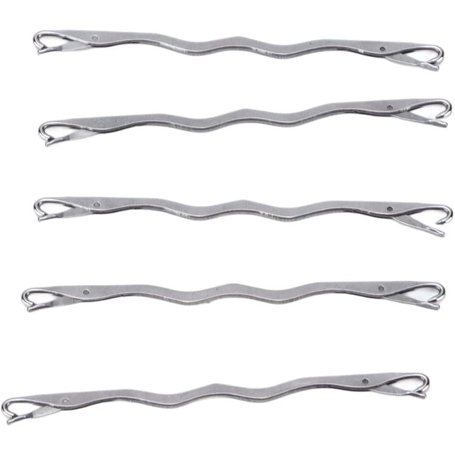 HUGFEGWE 5 Pcs Aiguilles de Réparation pour Machine à Tricoter Double Extrémité en Acier Inoxydable Outils de Couture Accessoires Crochet Kits CA919-165652