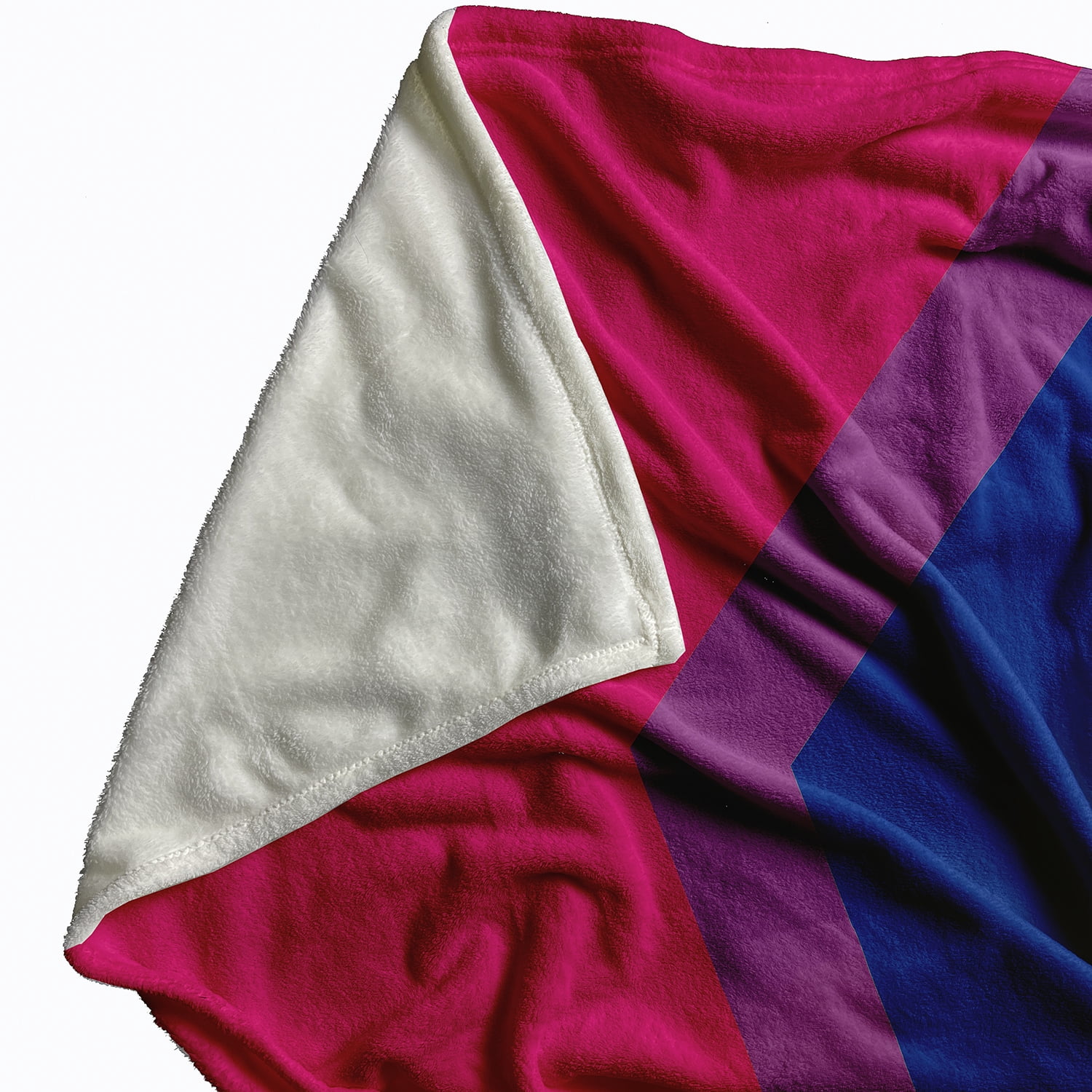 Simply Daisy 30 x 40 inch Bisexual Pride Chevron Throw Blanket