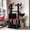 Gothic, variant on Globlazer 74" Symmetrical Cat Tree, Multi-Level Large Cat Tower with Scratching Post & Condo for Indoor Cats, Dark Grey