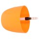 thumbnail image 2 of Maceta redonda con autorriego, elegante y con indicador de nivel de agua, fácil de usar y usar (naranja), 2 of 6