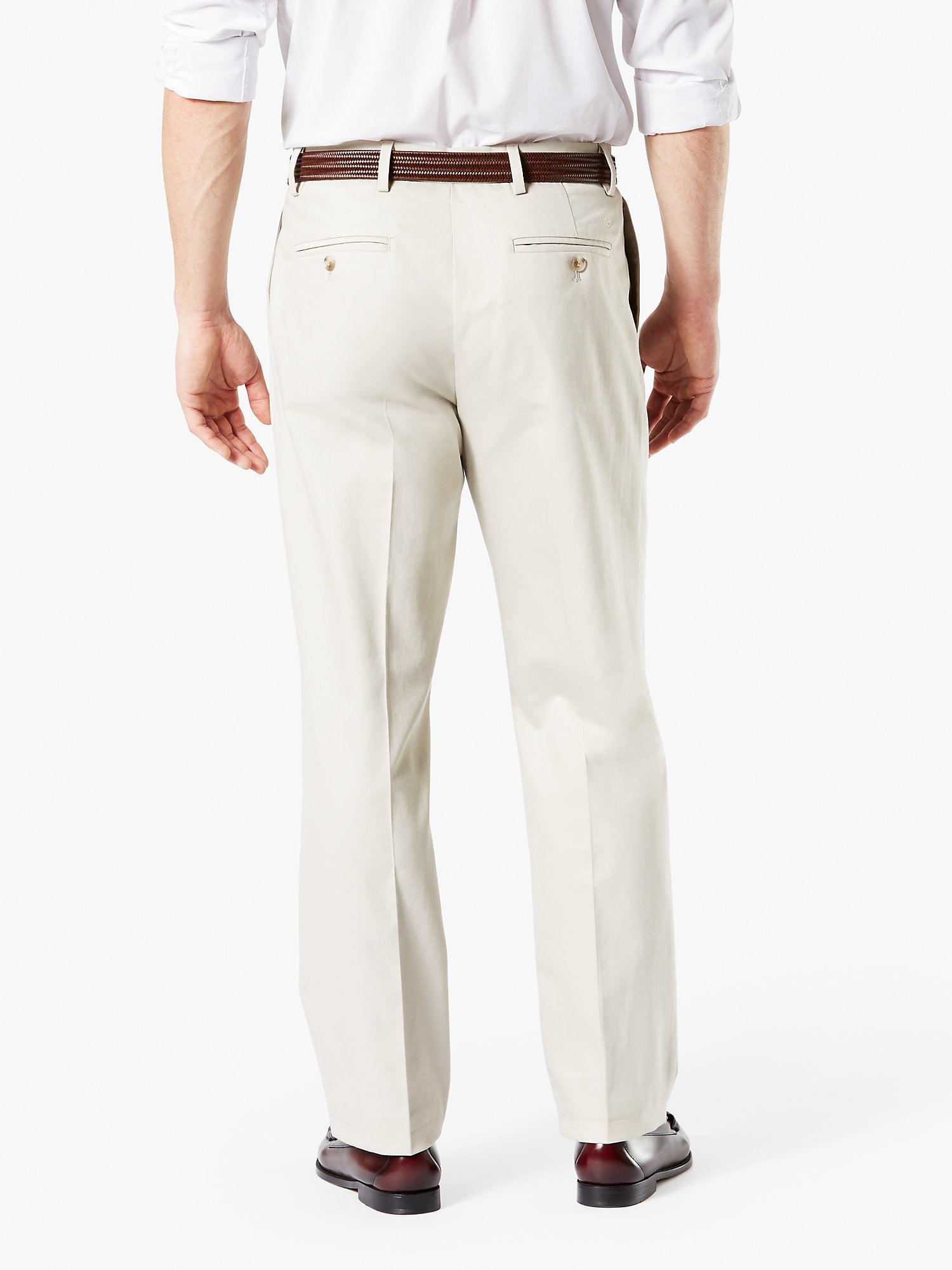 dockers signature khaki pleated pants classic fit