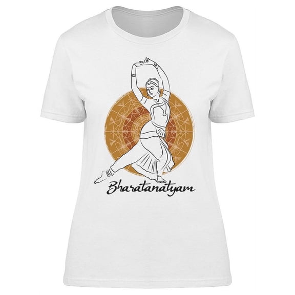Bharatanatyam Dancer T-Shirt Women -Image by Shutterstock, Female XX-Large