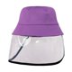 thumbnail image 1 of Sombrero anti-saliva de , gorro anti-escupir con facial, sombrero impermeable a prueba de polvo al para niños n Púrpura, 1 of 3