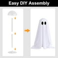 thumbnail image 5 of Halloween Decorations -Spooky Ghosts with String Lights-Scary Ghost for Halloween Decor Indoor Party Home Table Room Kitchen and Fireplace Decor Ornament, 5 of 7