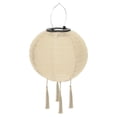 thumbnail image 1 of Linterna Solar Lámpara de nailon Impermeable Colgante Luz Festival Decoración Beige Hugtrwg Para estrenar, 1 of 9