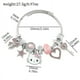 thumbnail image 5 of Sanrio-pulsera Pandora de Hello Kitty para mujer, brazalete con cuentas de diamantes de imitación, joyería de Anime, regalo de vacaciones para novia, 5 of 6