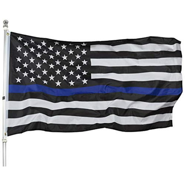 Thin Blue Line American Flag 3x5 Blue Stripe American Matter Police Flags Usa Honoring Law Enforcement Officers Banner Flags Outdoor Indoor Walmart Com Thin Blue Line American Flag 3x5 Blue Stripe American Matter Police Flags Usa Honoring Law Enforcement Officers Banner Flags Outdoor Indoor Walmart Com