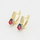 thumbnail image 5 of Aretes p/ Dama Diseño Gota Swarovski Multicolor Oro 14K Lam dorado Unitalla, 5 of 7