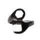 thumbnail image 1 of Anillo Punk Simple Zulema 316L Acero inoxidable Biker Negro EE. UU. 9, 1 of 8