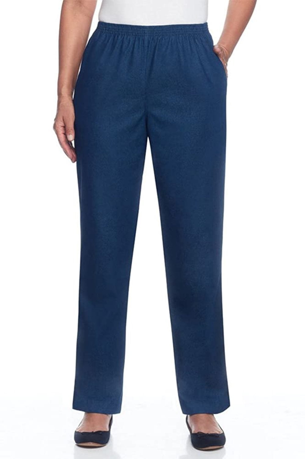 Alfred Dunner Classics Elastic Waist 