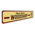 thumbnail image 3 of Woodshop Novelty Decor, Metal Wall Sign - 4x18 Inches, 3 of 4