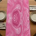 thumbnail image 5 of Table Runners 90 Inches Long Dress Scarves, Pink Marble Farmhouse Coffee/Dining/Kitchen Table Runner for Living Room, Modern Ombre Abstract Fluid Aesthetic Art 13x90 Inch, 5 of 9