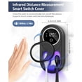thumbnail image 3 of Toothbrush Sanitizer Holder, Upgraded UV Toothbrush Holder with Dual-Mode Clean & Fan Dry, LED Smart Screen, Auto-Inductive Cover, Toothbrush Wall Mounted Cleaner Organizer for Bathroom, Trip, 3 of 3
