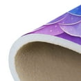 thumbnail image 6 of Mermaid Scales Area Floor Mats 36" x 24" Soft Non-Slip Large Rugs Nursery Memory Foam Carpets Living Room Doormat for Bedroom Dinning Decor, 6 of 7