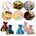 thumbnail image 5 of 1bag 5 sets 5 colors Velvet Jewelry Drawstring Gift Bags with Polyester Tassels and Paper Card Iron Safety Pins Wedding Favor Bags Mixed color 14~14.5x10.1~11x0.35cm 1set/color, 5 of 6