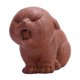 thumbnail image 4 of Estatua de mascota de té, regalo, escultura decorativa coleccionable, pequeña figura en miniatura rojo, 4 of 9