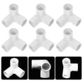 thumbnail image 2 of 10pcs Pipe Fitting 3-Way PVC Pipe Joint Tent Connector Greenhouse Pipe Fitting, 2 of 8