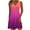 Hot Pink, variant on Ruimatai Women's Casual V-Neck Polka Dot Dress with Elastic Waist Flattering Sleeveless Maxi Dress