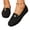 Black, variant on Women's Orthopedic Leather Loafers Slip On Flats 2026 Casual Comfortable Walking Shoes with Barefoot Feel Anti-Slip Rubber Sole, PU Upper Pink 10 Wide