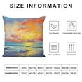thumbnail image 6 of COMIO Short Plush 2-Piece Pillowcase Set Colorful Abstract Paintings Sky Blue and Orange White, 6 of 6